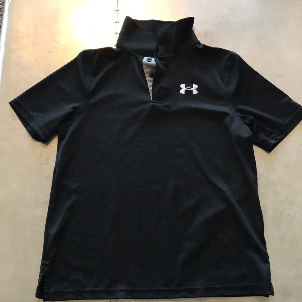 Boys Under Armour golf polo